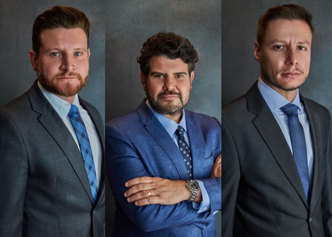 Dr. Dari Leobet Júnior e Dr. Jiancarlo Leobet e Dr. Alcir Fernando Cesa
