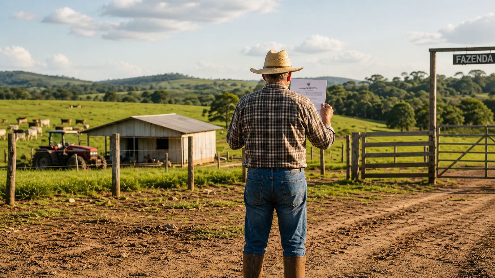 Produtor rural comprova pagamento e assegura escritura de área rural após quase 40 anos