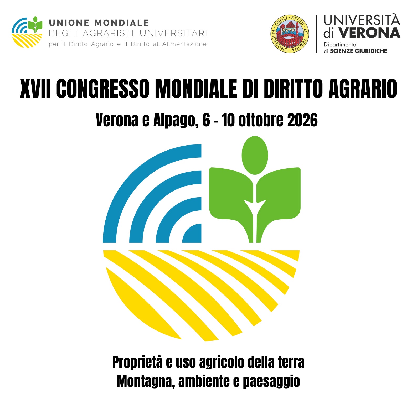 Juristas brasileiros palestrarão no mais importante Congresso Mundial de Direito Agrário na Itália 