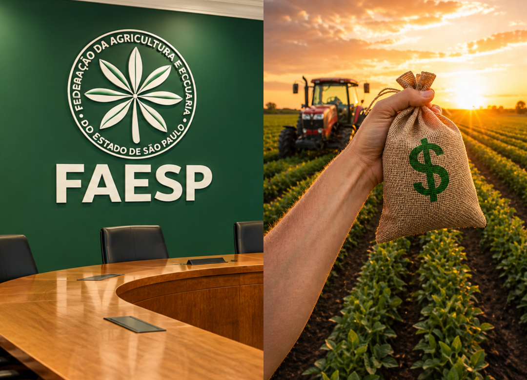 Faesp aponta retração de 37,8% no crédito rural na safra 2026/27