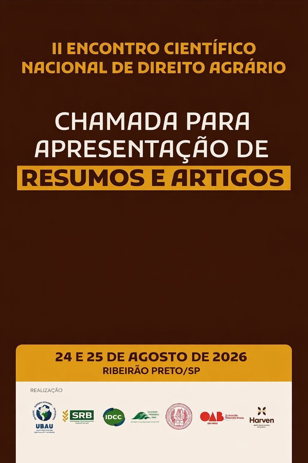 II Encontro Científico Nacional de Direito Agrário reúne academia, advocacia e setor produtivo em Ribeirão Preto/SP